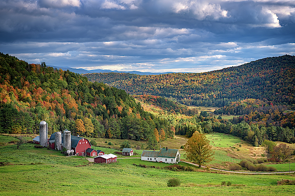 Autumn at Hillside Acres Farm by Rick Berk Autumn at Hillside Acres Farm by Rick Berk